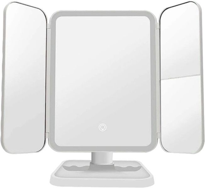 Multifunctional Foldable LED Light Mirror CLK