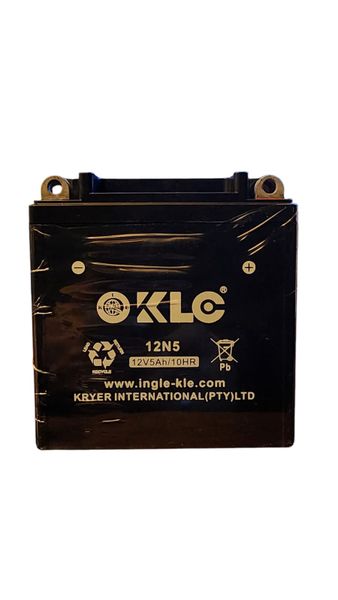 KLE 12N5 12V 5Ah/ 10HR Motorcycle Battery