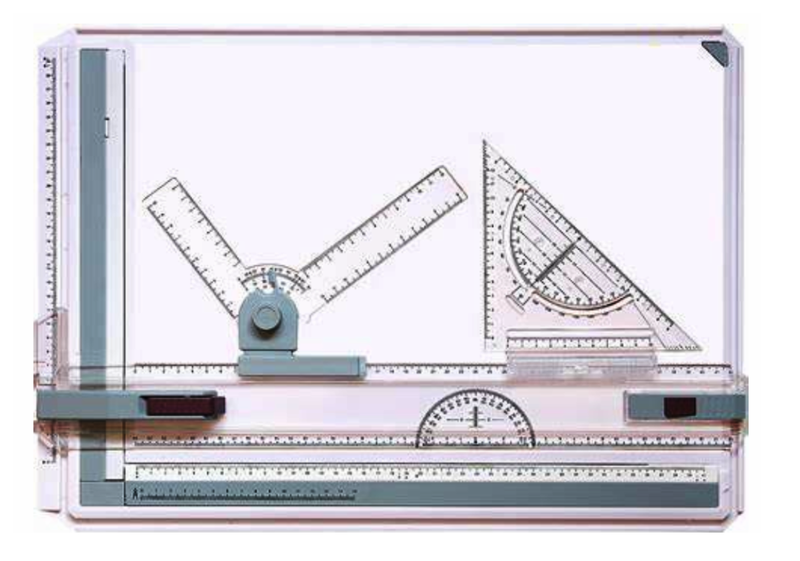A3 Drawing Board Set, Technical Drafting Table Metric System