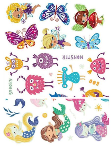 Kids Tattoos Mixed Luminous Pack - Lets have fun