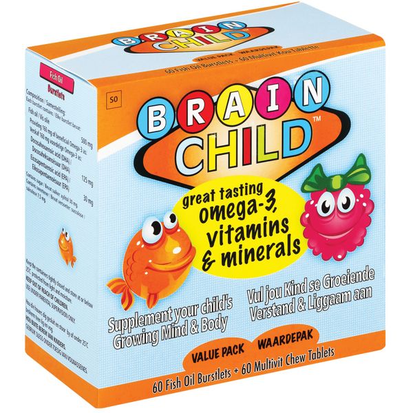 BrainChild Multivitamin/Fish Oil Chewable Combo