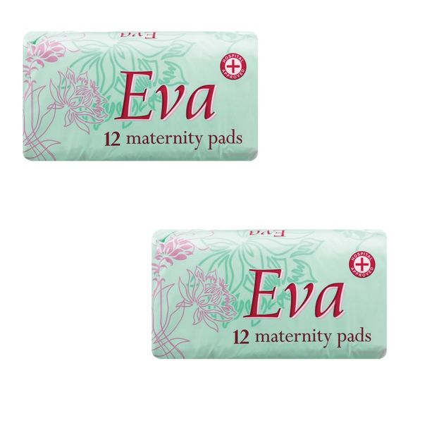 EVA Maternity Pads - Two Packs of 12