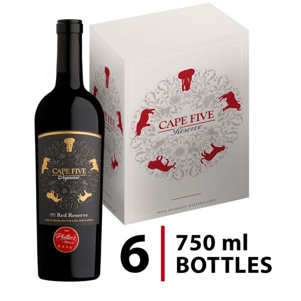 Stellenview - Cape Five Reserve Organic Red 2022 6 x 750ml