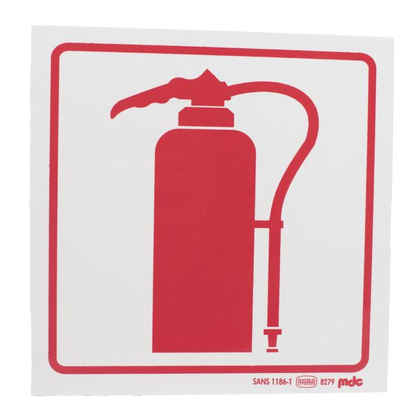 Fire Extinguisher Sign 190x190mm