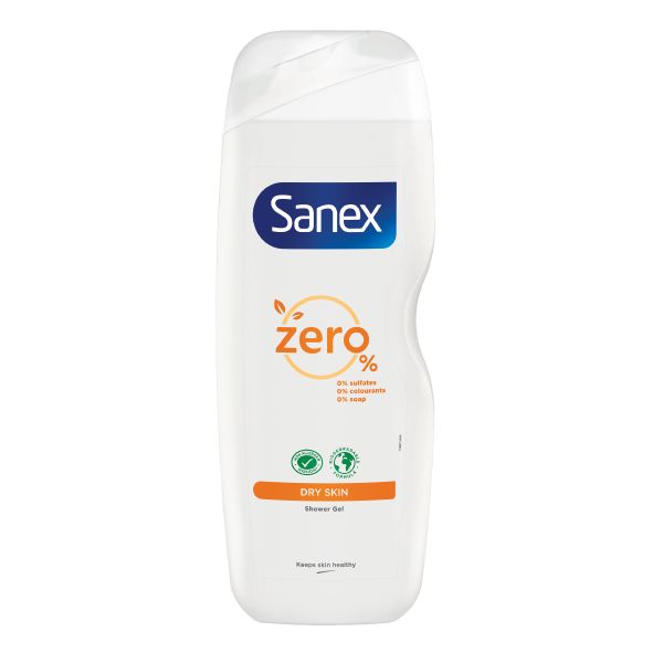 Sanex Zero% Dry Skin Shower Gel - Body Wash - 750ml