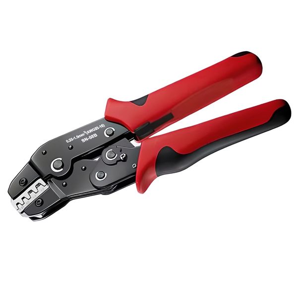 Multi-Functional Wire Stripping Pliers with Ratchet-Type Insert Terminal