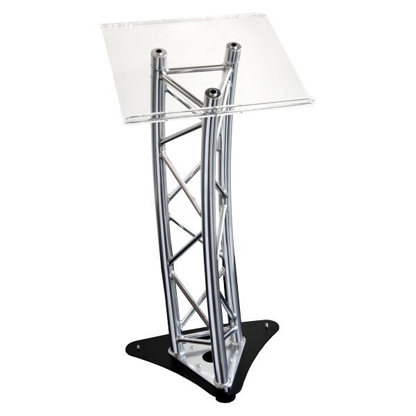 Silver Aluminum Podium Stand
