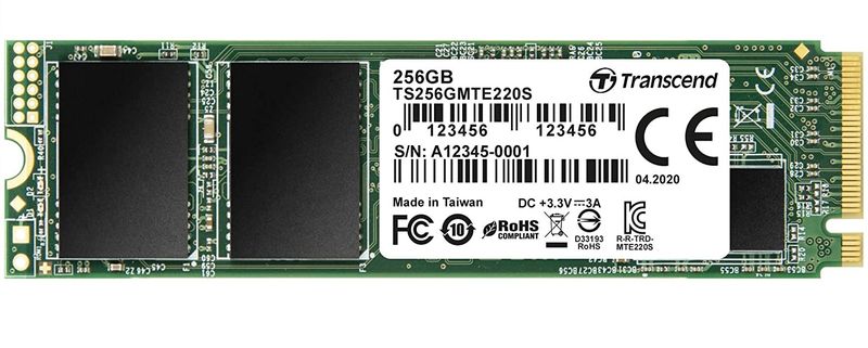 Transcend 256GB Nvme PCIe SSD