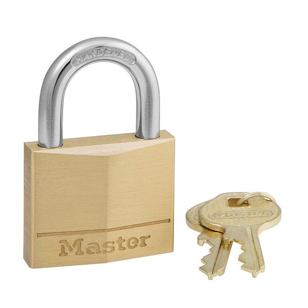 Masterlock Padlock 140D Brass 38mm KA 1G008