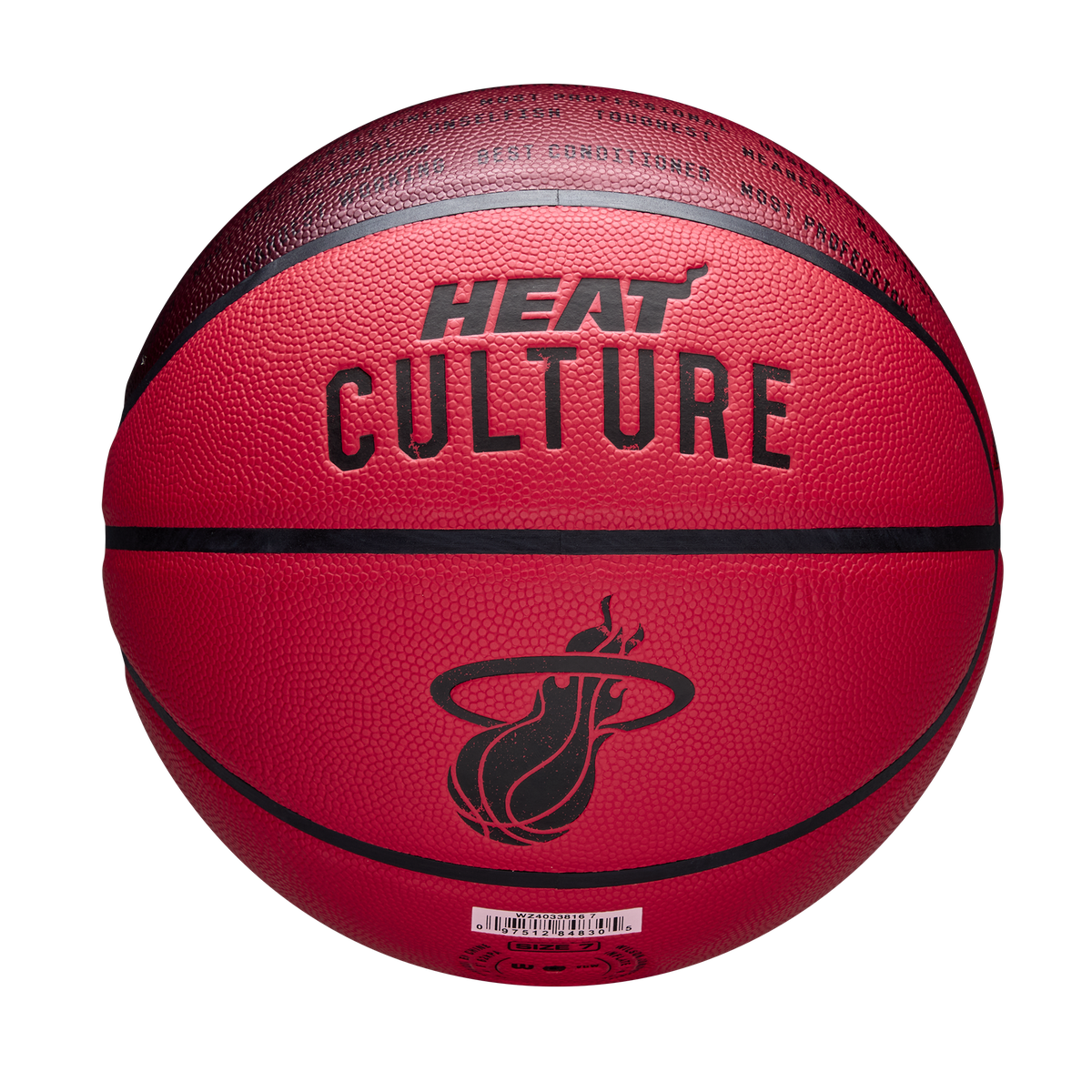 Wilson NBA Team City Edition Collector Basketball - Heat Culture