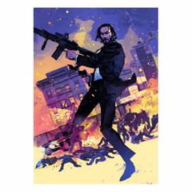 John Wick Abstract - A1 Poster | Shop Today. Get it Tomorrow ...