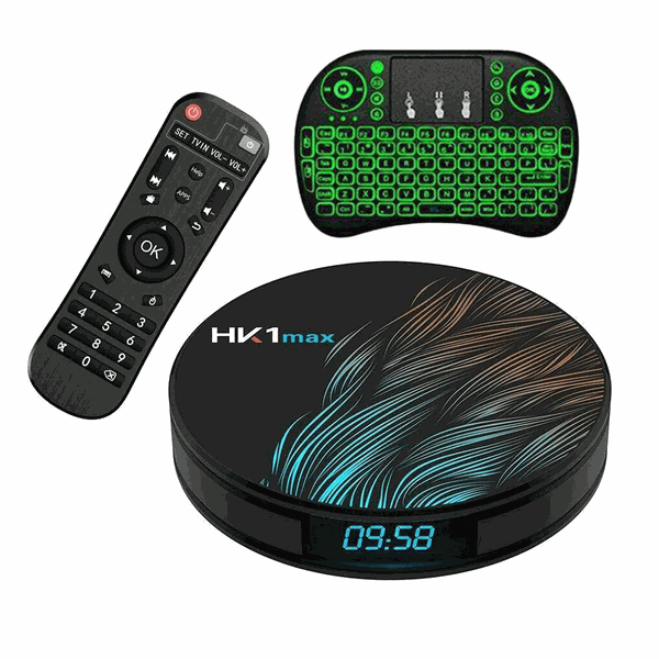 HK1 MAX 2GB RAM/16GB ROM Android 9.0 HD 4K TV Box with i8 Remote