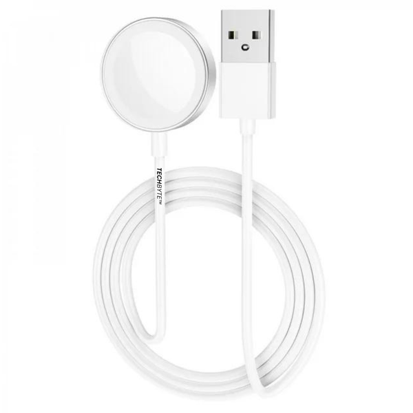 TechByte Charger for Apple Watch - 5W Magnetic Fast Charger - USB-A - 1m