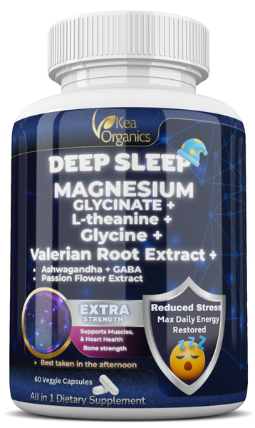 Kea Organics - Deep Sleep (With extra ingredients) - 60 Veggie Capsules.