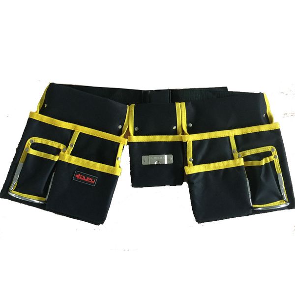 1PCS Electrician's Tool Storage Bag With Hammer Hook, Oxford Cloth Tool Belt