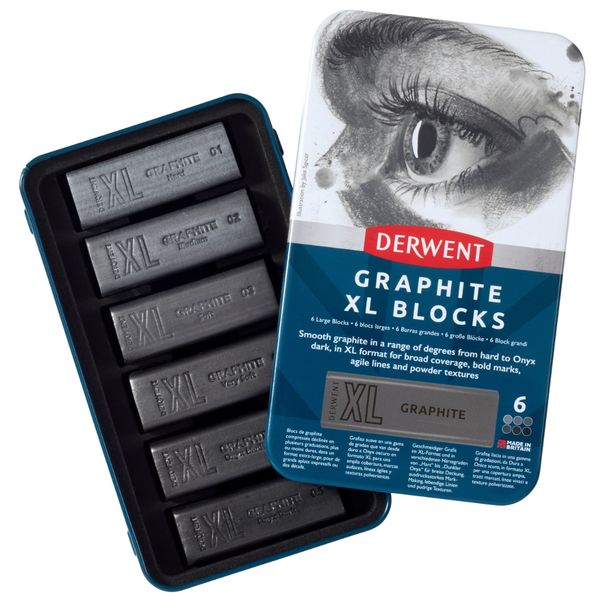 Derwent XL Graphite - Tin of 6
