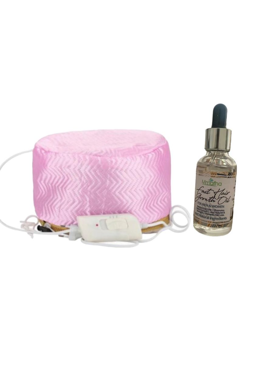 Hair Steamer Cap Beauty Steamer with Hair Growth Oil