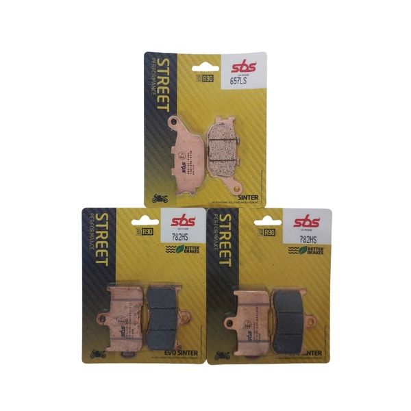 SBS Sintered Brake Pad Kit to fit Suzuki DL800 V-Strom SE 2024-2025