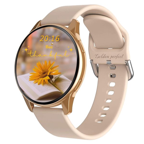 Golden Perfect Fashion Smartwatch for Women - Trendy Touch Display