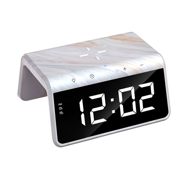 HAVIT W320 Wireless Charger Clock Led Display 15W