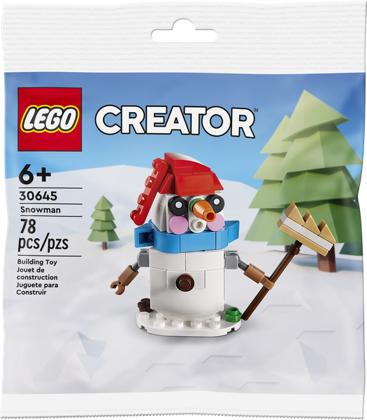 LEGO® Creator Snowman 30645 Building Toy Set (78 Pieces)