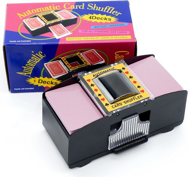 Toy Automatic Battery Operated Electric Poker Card Shuffle Machine (20.5cm)