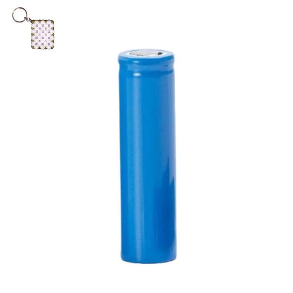 FA-18650 8800mah Flat Head Blue Battery And A Keyholder