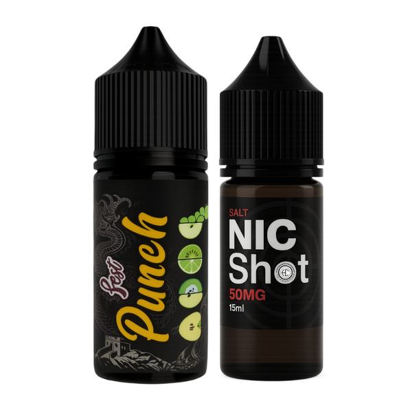 The Hidden Cloud Green Punch 25mg 30ml Longfill Kit