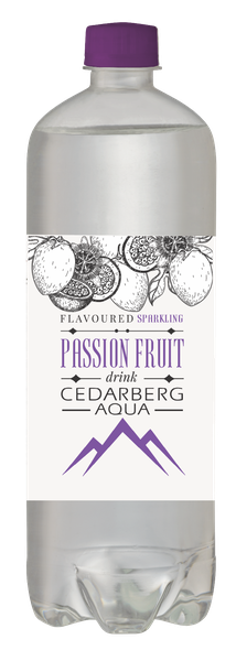12 x 1l Cedarberg Aqua Passion Fruit Sparkling Water
