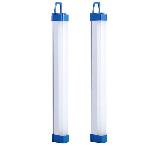 Set of 2 100W Rechargeable 70cm Emergency LED Tube Light