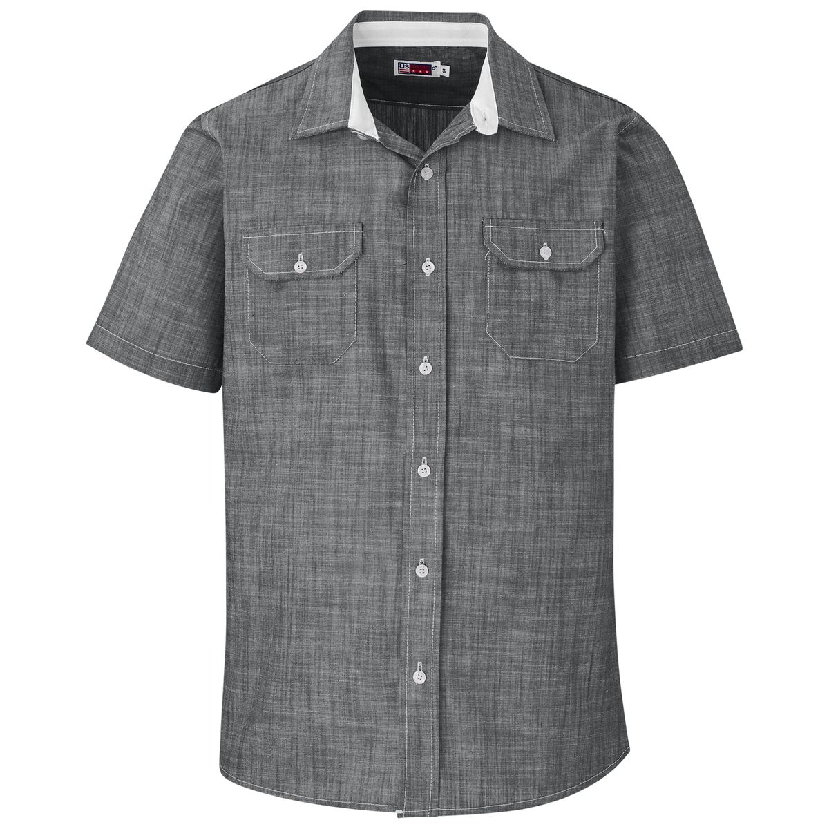 US Basic - Mens Short Sleeve Windsor Shirt | Shop Today. Get it ...