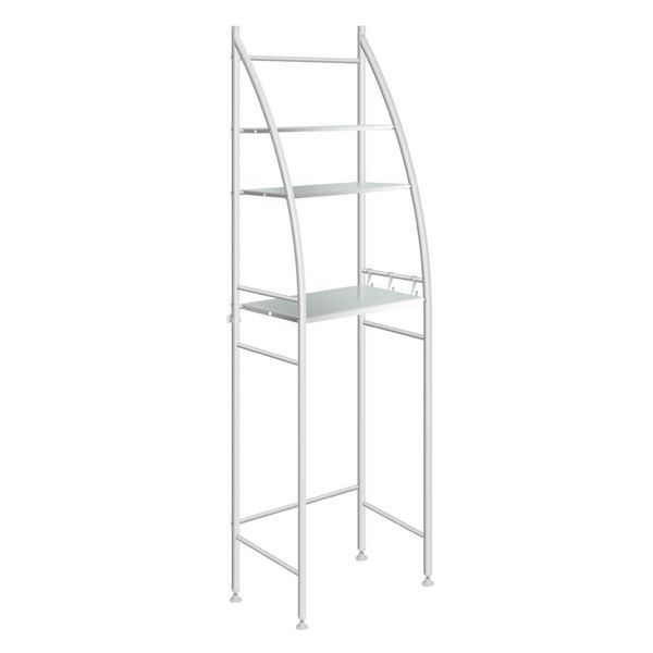 Home Free Standing Bathroom Organising Storage Frame Stand (166cm)