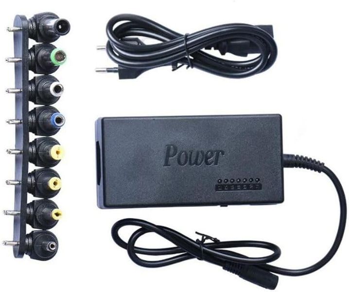 96W Universal Notebook Power Adapter 12-24V with 9 Connectors
