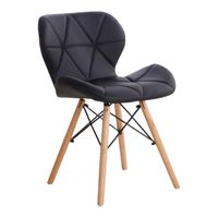 Modern Style Eiffel Chair Counter Bar Stools-Black