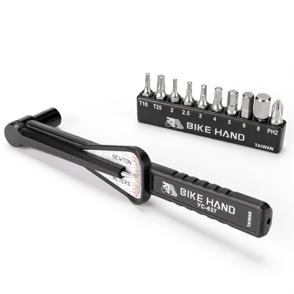 Bike Hand Yc-637 Bicycle Pointer Type Torque Wrench Hex Key Tool