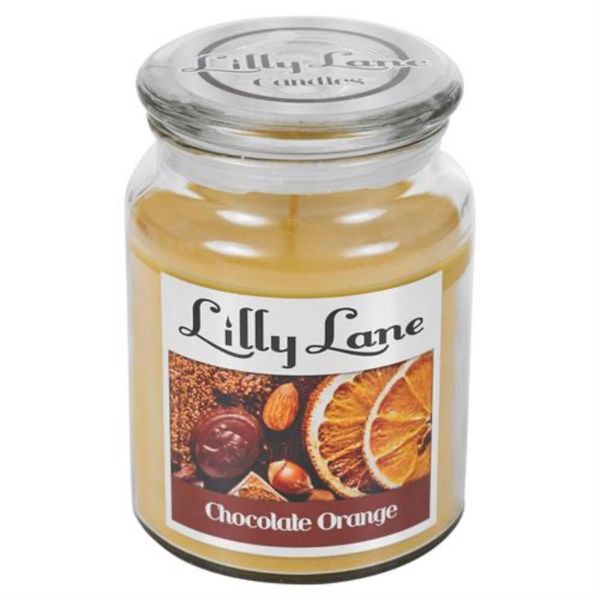 Lilly Lane Chocolate and Orange Scented Candle Large