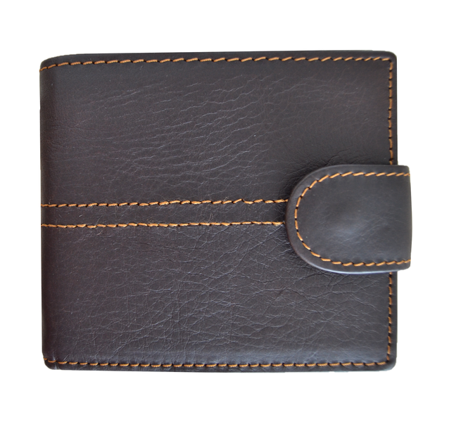 Men's Genuine Leather Bifold Wallet