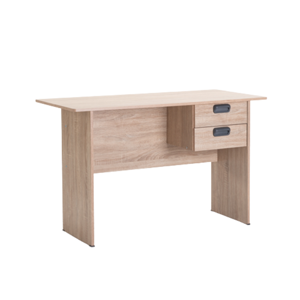 120cm 2 Drawer Desk - Light Oak