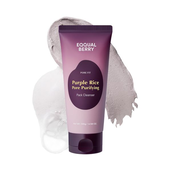 EQQUALBERRY Purple Rice Pore Purifying Pack Cleanser 130g