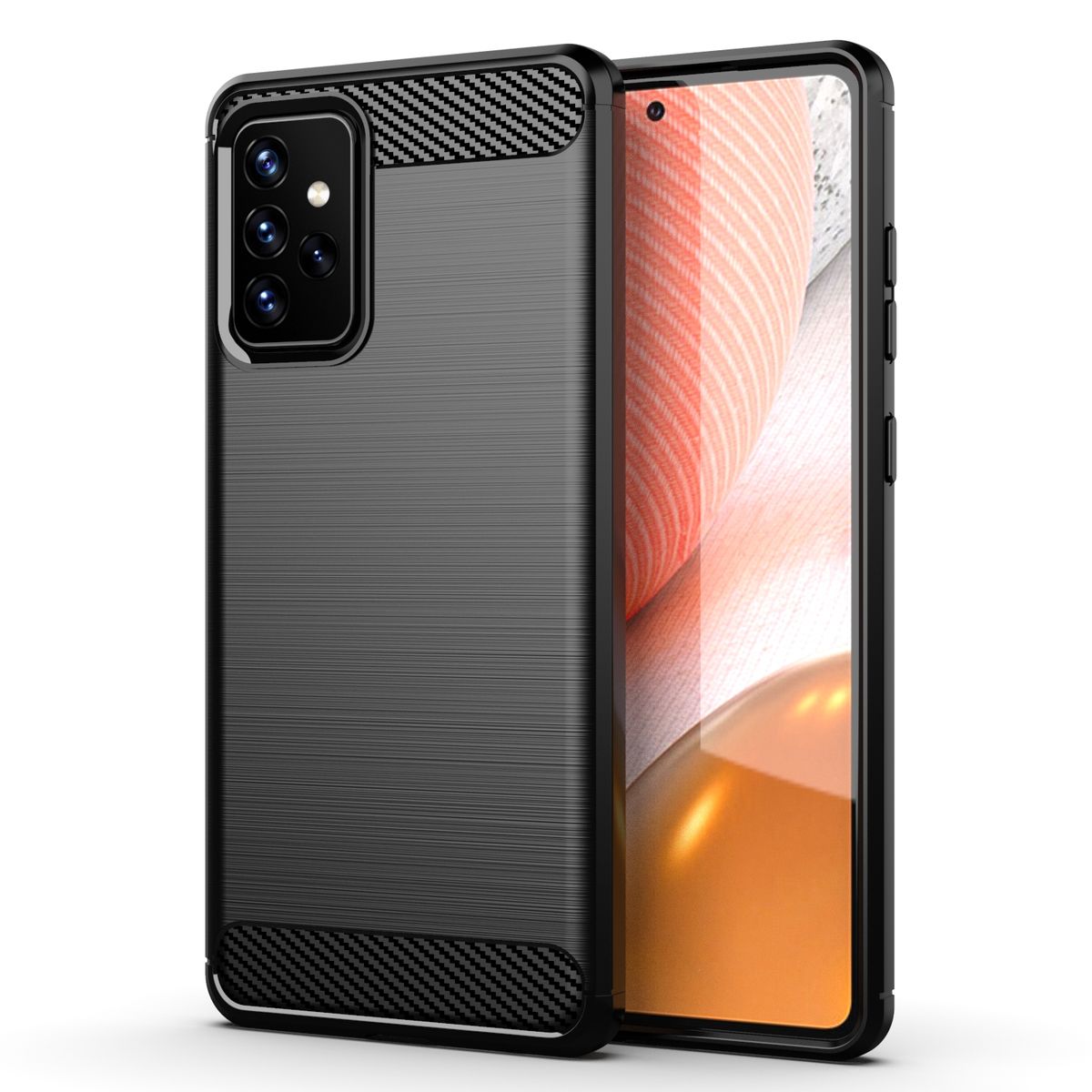 Celltime™ Galaxy A72 Shockproof Carbon Fiber Design Cover Shop Today Get It Tomorrow 9409