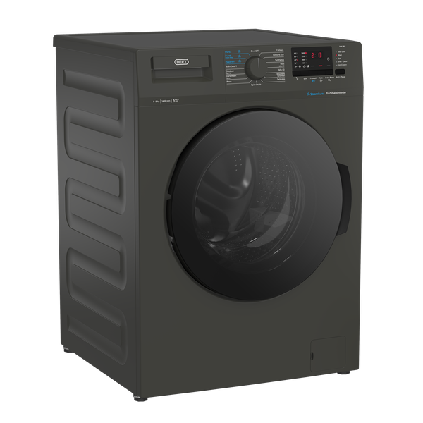 Defy 9KG DAW389 Front Loader Washing Machine with SteamCure Technology Grey