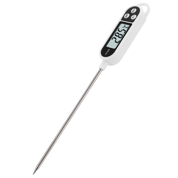 Probe Type Kitchen Food Electronic Thermometer- White