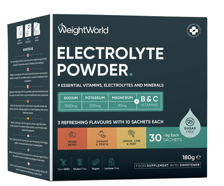 Electrolytes Powder Hydration Sachets