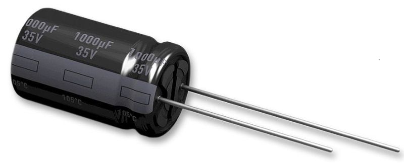 Panasonic (EEUFM1H471) Electrolytic Capacitor, 470 µF, 50 V
