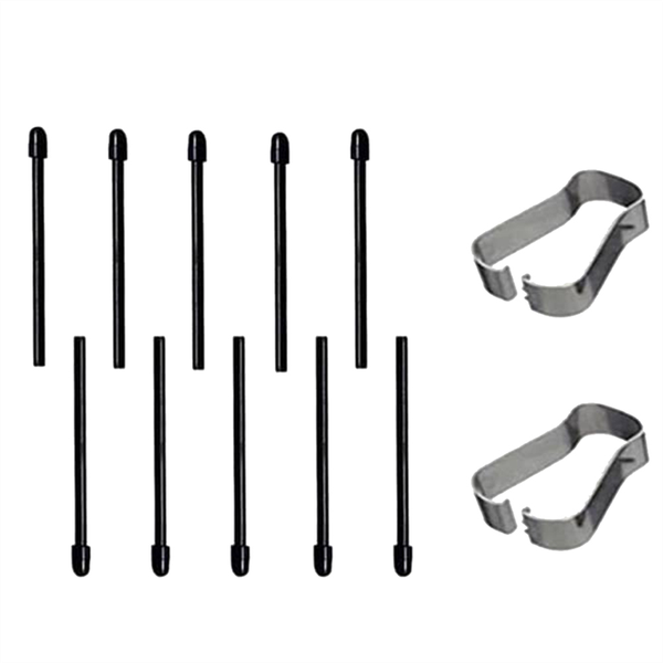 (10 Pack) Marker Pen Tips/Nibs for Remarkable 2 Stylus Pen (Black)