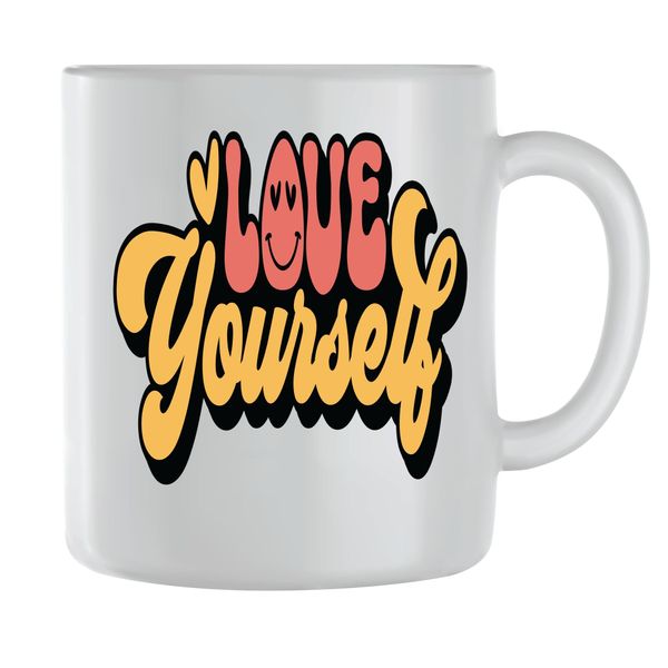 Yourself Coffee Mugs for Men Women Motivational Saying Graphic Cup Gift 216