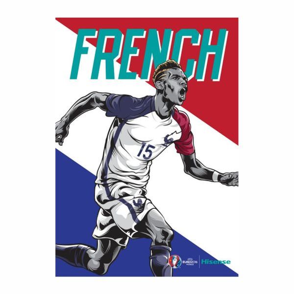 Pogba France Poster - A1