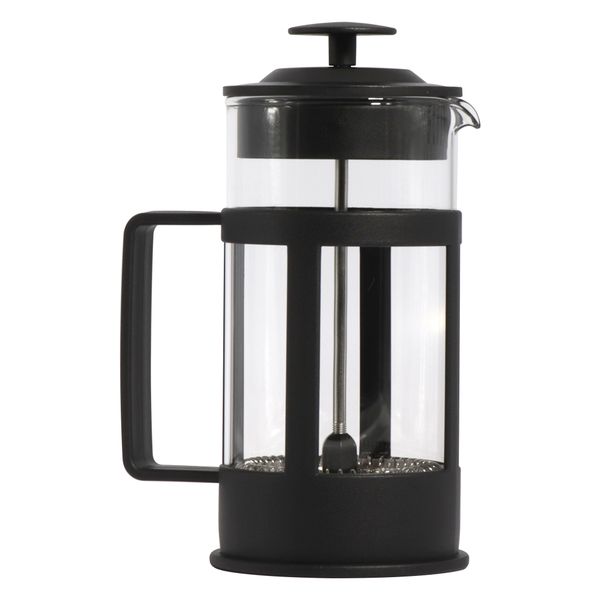 Regent Coffee Plunger Black With Plastic Frame 3 Cup - 350ml