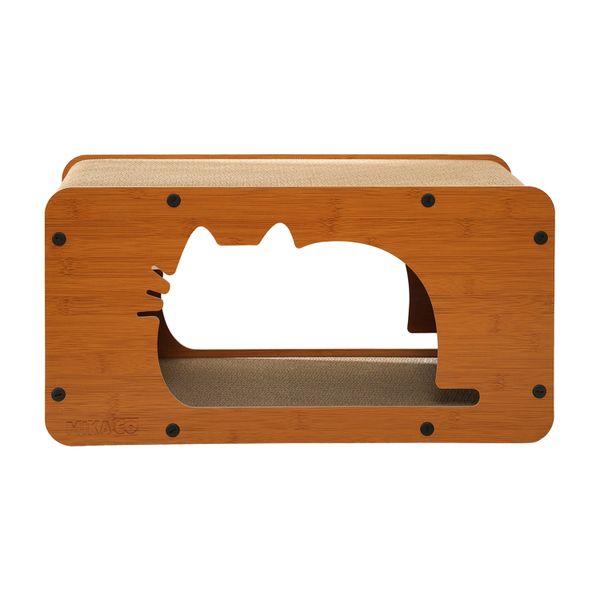 Corrugated Paper Cat Scratching Board Cat Nest-Big Face Cat Shape