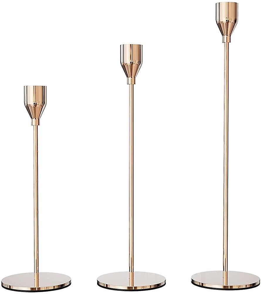 3 Piece Gold Candle Holder Set Shop Today. Get it Tomorrow